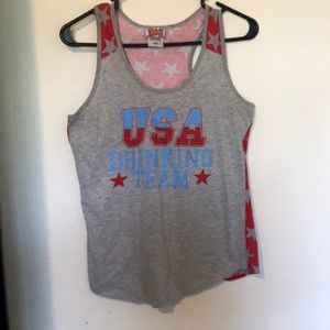 Fun 4th of July drinking tank top